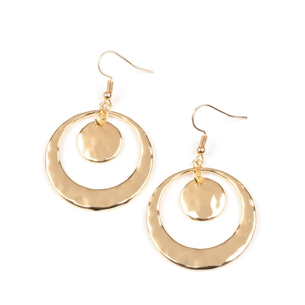 Golden Fishhook Earrings